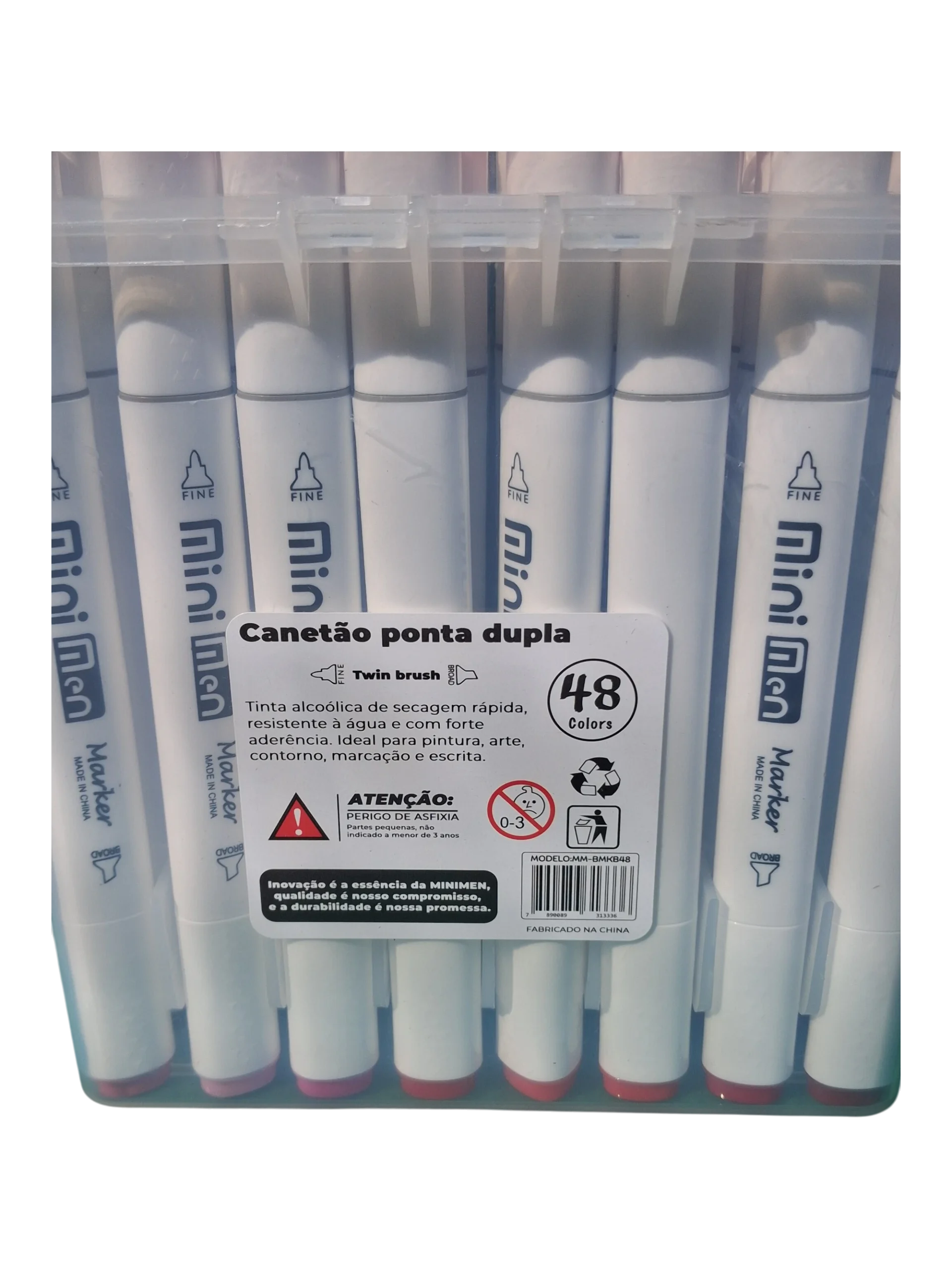 CAIXA DE MARCADORES 48 PECAS MINIMEN